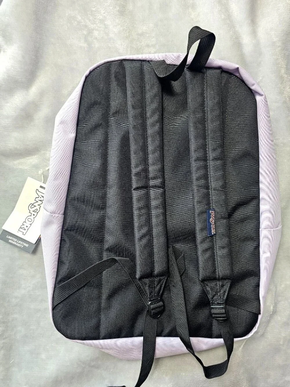 JanSport Super Break One Pastel Lilac Lightweight Backpack NWT